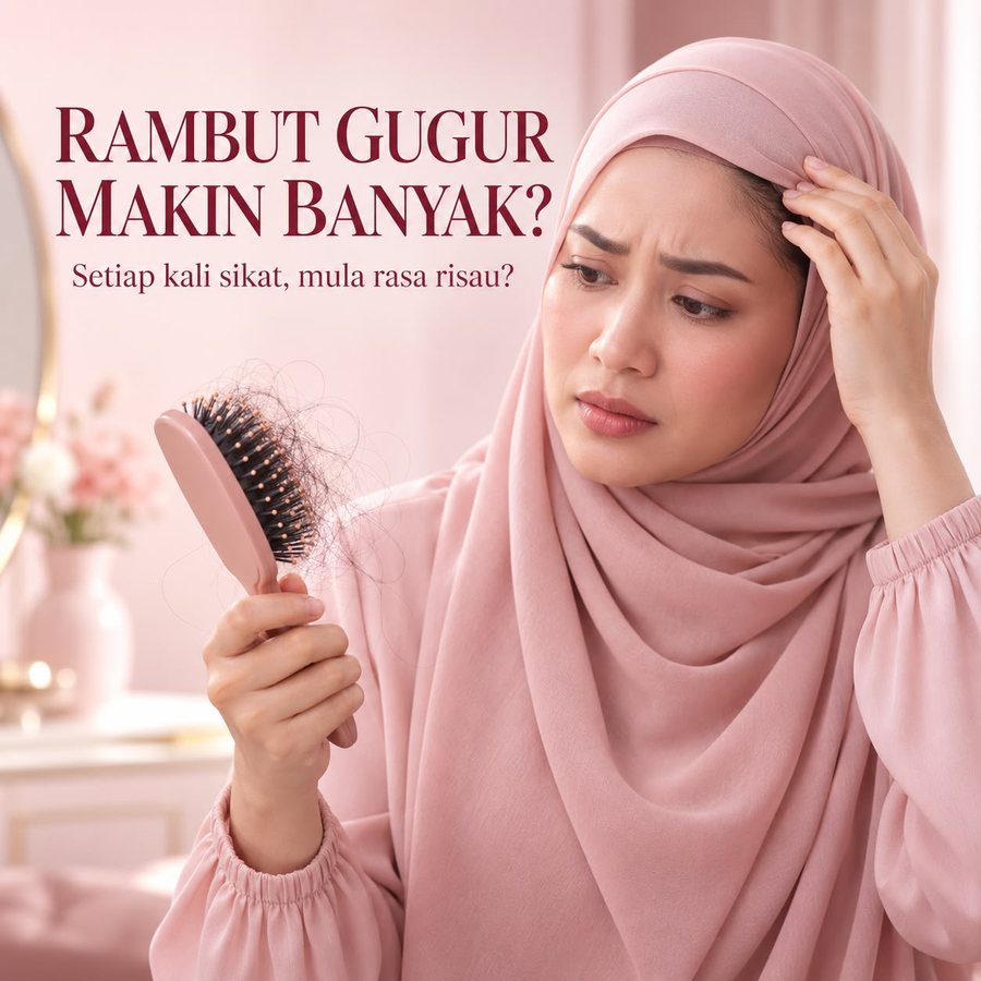 Rambut gugur makin banyak