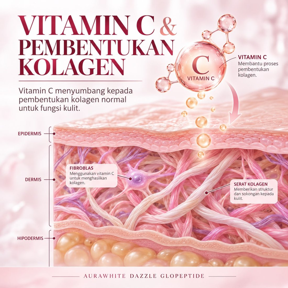 Vitamin C dan kolagen untuk kulit