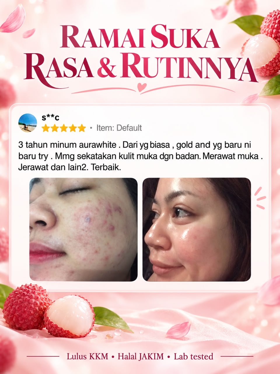 Aurawhite Dazzle Glopeptide Collagen - info kolagen 3